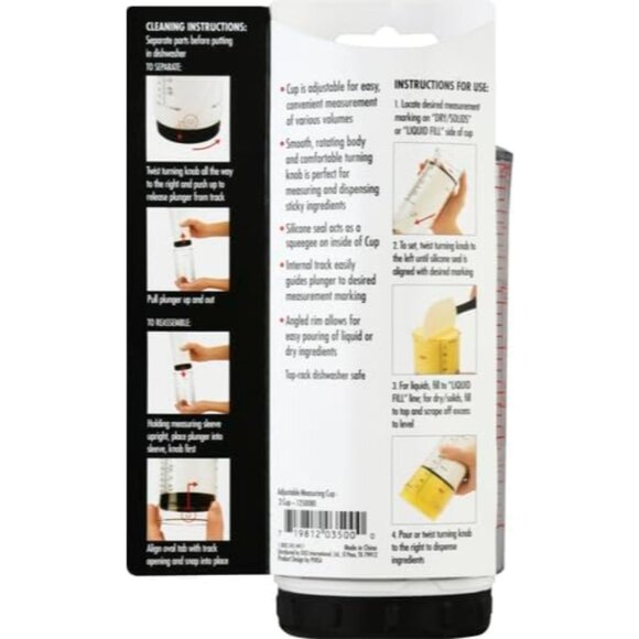 Good Grips 2 Cup Adjustable Measuring Cup - Picture 4 of 16